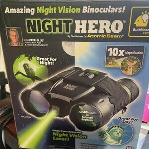 NIGHT HERO  - BINOCULARS - DAY & NIGHT VISION   - ITEM # 4 - 12